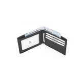Black Genuine Leather RFID Wallet 黑色真皮 RFID 錢包 CH19069