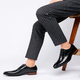 梅爾茨真皮三接頭皮鞋  Merz Leather Cap Toe Shoes KN25039