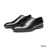 巴勒莫雕花真皮牛津皮鞋 / Palermo Brogue Leather Oxford Shoes KN25013