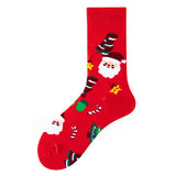 Set of 5 Pairs Christmas Theme Pattern Cozy Socks (One Size) 5對一套聖誕主題圖案舒適襪子 (均碼) HS202423