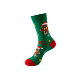 Set of 5 Pairs Christmas Theme Pattern Cozy Socks (One Size) 5對一套聖誕主題圖案舒適襪子 (均碼) HS202426