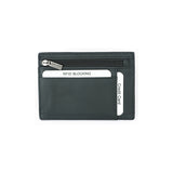 Black Grained Leather RFID Card Holder 黑色真牛皮RFID安全防盜信用卡套 (CH19072)