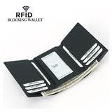 Black Carbon Fiber RFID Wallet 黑色碳纖維RFID安全防盜錢包 CH19074