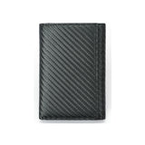 Black Carbon Fiber RFID Wallet 黑色碳纖維RFID安全防盜錢包 CH19074