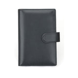 Black Grained Leather RFID Passport Holder 黑色真牛皮RFID安全防盜護照證件套 CH19077