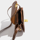 Brown Saddle Bag Messenger Bag 棕色馬鞍包斜挎包 KCBAG2226