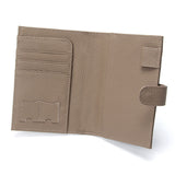 Khaki Genuine Leather RFID Passport Holder 卡其真皮RFID安全防盜護照證件套 CH19086