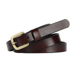 Brown Women Genuine Leather Belt 棕色女士真皮皮带 KCBELT1098