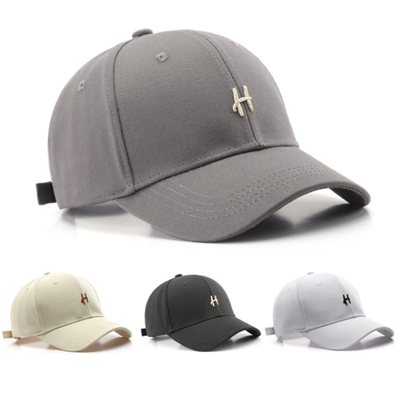 Letter H Grey/Black/Beige Adjustable Baseball Cap H字母灰色/黑色/米色可調節棒球帽