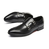 赫爾蒙真皮英式孟克鞋 / Hermon Leather Monk Strap Shoes KN25001