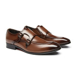 卡內爾真皮英式孟克鞋 / Carnell Leather Monk Strap Shoes KN25003