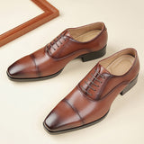 希爾森真皮三接頭商務鞋 / Hillson Leather Cap Toe Business Shoes KN25007