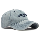 New York Embroidery Light Blue Denim Baseball Cap 紐約刺繡淺藍色牛仔布棒球帽 KCHT2332a