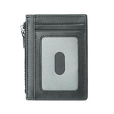 Black Grained Leather RFID Card Holder 黑色真牛皮RFID安全防盜信用卡套 CH19010