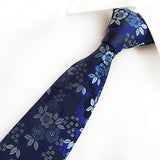 Blue Tie, Pocket Square, Cufflinks, Tie Clip 4 Pieces Gift Set 藍色領帶口袋巾袖扣領帶夾4件套裝 (KCBT2104)