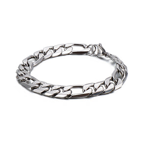 Hip Hop Stainless Steel Bracelet (Circumference 20.5cm) 嘻哈不銹鋼手鍊 (鍊長 20.5cm) KJBR16118