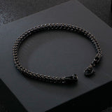 Korean Style Titanium Steel Bracelet (Circumference 20cm) 韓版鈦鋼手鍊 (鍊長 20cm) KJBR16120