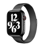 Black Stainless Steel Apple Watch Band 黑色不銹鋼 Apple 錶帶 (適合小手腕) (KCWATCH1120)