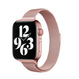 Rose Pink Stainless Steel Apple Watch Band (for small wrist) 玫瑰粉不銹鋼 Apple 錶帶 (適合小手腕) (KCWATCH1122)