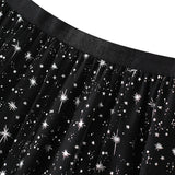 Star Sequined Mesh Maxi Skirt 星星亮片網紗半身長裙 (KCCLSP2126)
