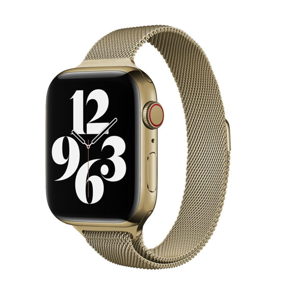 Champagne Gold Stainless Steel Apple Watch Band (for small wrist) 香檳金不銹鋼 Apple 錶帶 (適合小手腕) (KCWATCH1130)