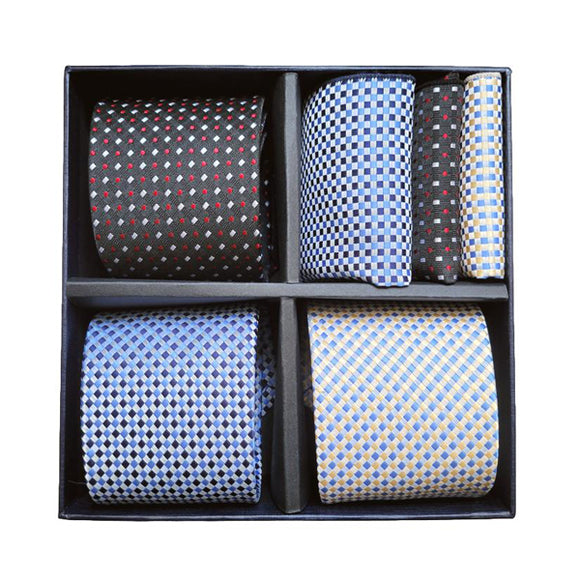Tie, Pocket Square 6 Pieces Gift Set 領帶口袋巾6件套裝