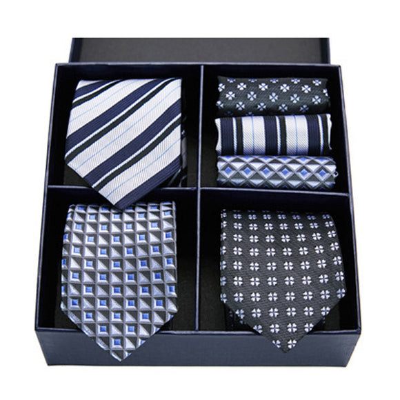 Tie, Pocket Square 6 Pieces Gift Set 領帶口袋巾6件套裝 KCBT2132