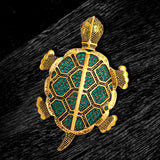 Rhinestone Turtle Brooch 水鑽烏龜胸針