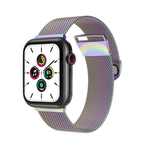 Seven Colors Milano Magnetic Stainless Steel Apple Watch Band 七彩色米蘭磁吸式不銹鋼 Apple 錶帶 (KCWATCH1141)