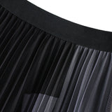 Korean Geometric Lattice Pattern Pleated Skirt 韓版幾何格子圖案百褶裙 KCCLSP2144