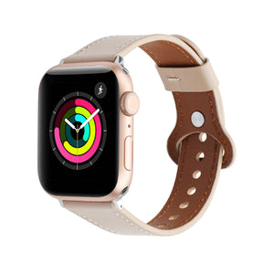 Apricot Genuine Leather Apple Watch Band 杏色真皮Apple 錶帶 (KCWATCH1145)