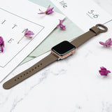 Brown Genuine Leather Apple Watch Band 棕色真皮Apple 錶帶 (KCWATCH1146)