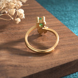 Carp Imitation Jade Open Ring (Adjustable) 鯉魚仿玉開口戒指 (可調節) KJEA20147