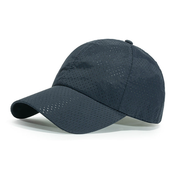 Navy Blue Korean Style Breathable Baseball Cap 深藍色韓風透氣棒球帽 KCHT2149