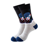 Spaceship Pattern Cozy Socks (One Size) 太空船圖案舒適襪子 (均碼) HS202014