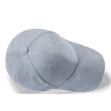 Grey Faux Suede Baseball Cap 灰色人造皮絨棒球帽 KCHT2163