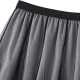Gradient Mesh Maxi Skirt 漸變色網紗半身長裙 KCCLSP2151