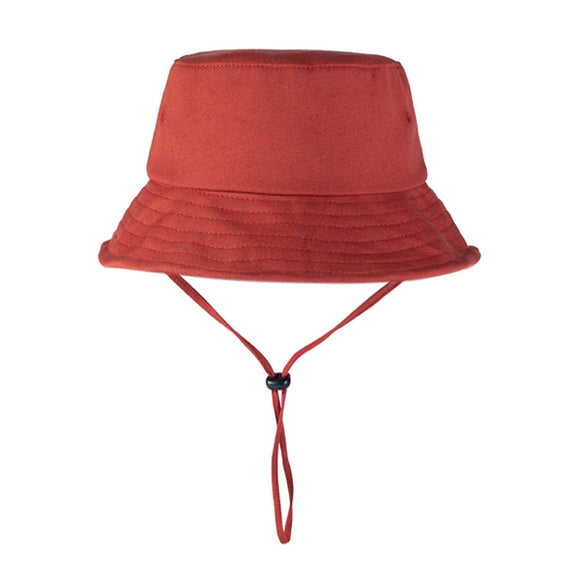 Japanese Red Outdoor Bucket Hat 日系紅色戶外防曬漁夫帽 KCHT2155a
