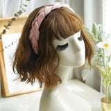 Silk Satin Braid Headband 仿絲緞編織辮子頭箍