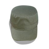 Army Green Japanese Flat Top Military Hat 軍綠色日系平頂軍帽 KCHT2158
