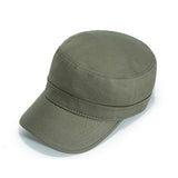 Army Green Japanese Flat Top Military Hat 軍綠色日系平頂軍帽 KCHT2158