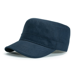 Blue Japanese Flat Top Military Hat 藍色日系平頂軍帽 KCHT2159