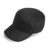 Black Japanese Flat Top Military Hat 黑色日系平頂軍帽 (KCHT2160)