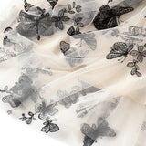 Lace Butterfly Fairy Mesh Maxi Skirt 蕾絲蝴蝶仙女網紗半身長裙 (KCCLSP2160)