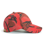 Red Camouflage Cap 紅色迷彩鴨舌帽 (KCHT2168)