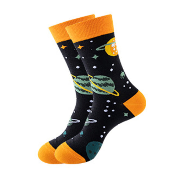 Planet Pattern Cozy Socks (One Size) 星球圖案舒適襪（均碼）HS202017