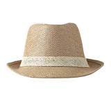 Khaki British Jazz Straw Hat 卡其色英倫爵士草編帽 (KCHT2179)