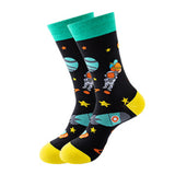 Astronaut Pattern Cozy Socks (One Size) 宇航員圖案舒適襪（均碼）HS202016