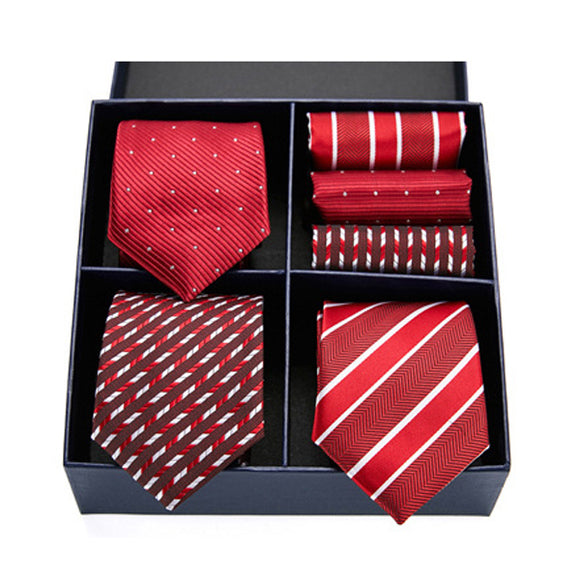 Tie, Pocket Square 6 Pieces Gift Set 領帶口袋巾6件套裝 KCBT2189