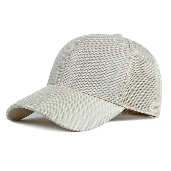 Beige Breathable Baseball Cap 米色透氣棒球帽 (KCHT2189)